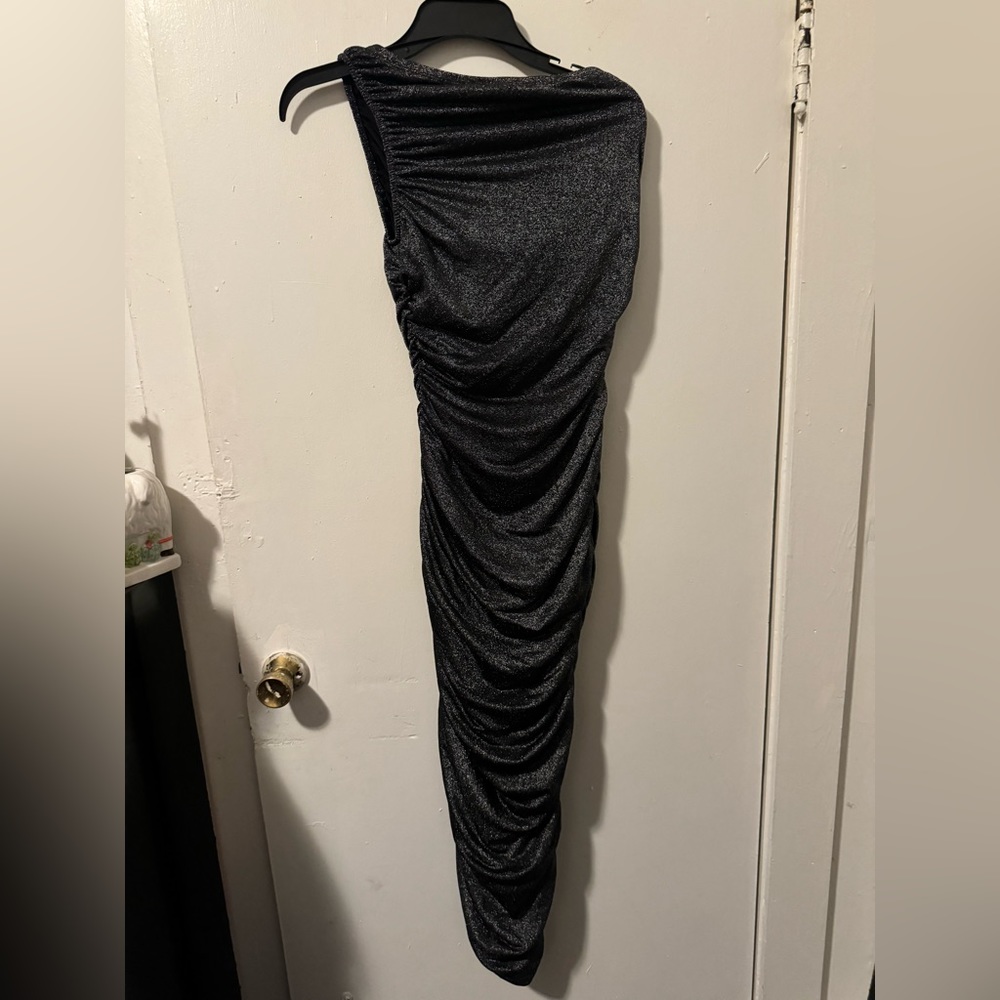 One shoulder strap dress